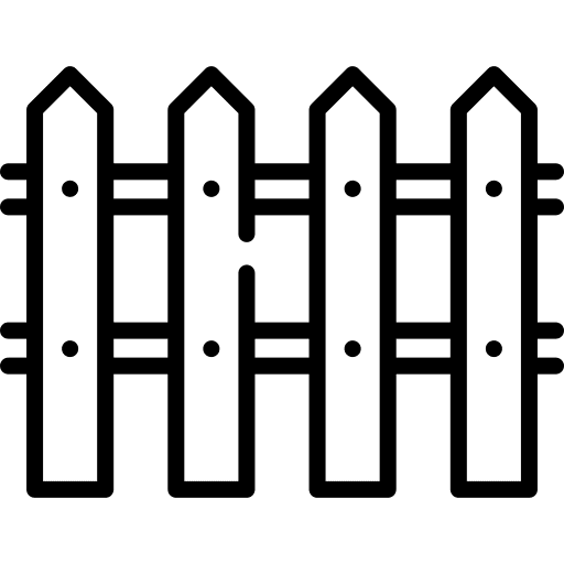 Fence picket fence wood wooden icon Fence picket fence wood wooden icon