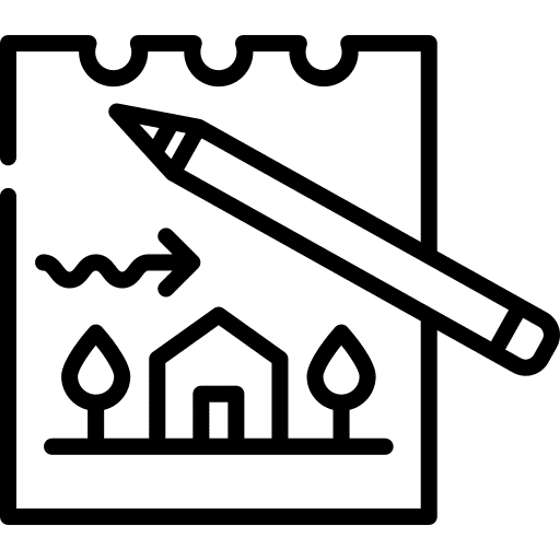 Sketch paper pencil drawing icon Sketch paper pencil drawing icon