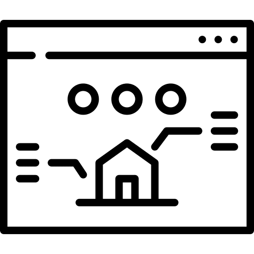 Web homepage house home icon Web homepage house home icon