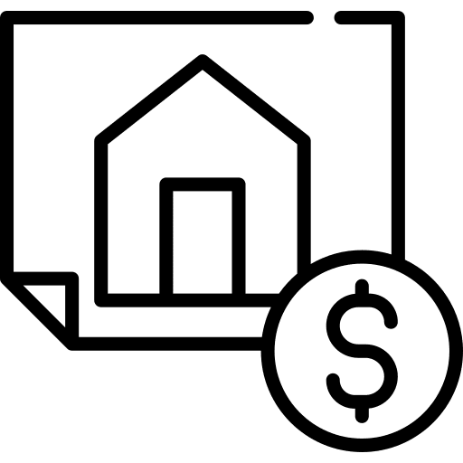 Budget money money bag real estate icon Budget money money bag real estate icon