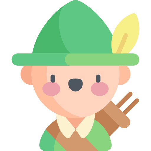Robin hood robin hood people fairytale icon