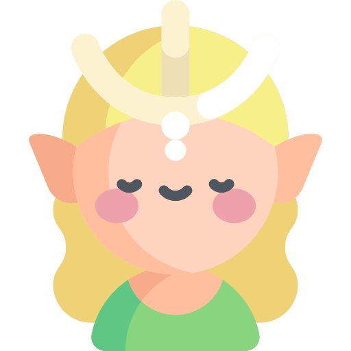 Elf elf fantasy woman icon