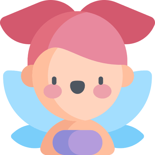 Fairy woman legend character icon