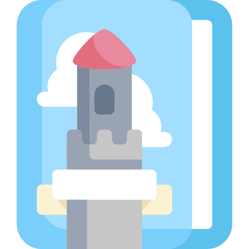 Fairytale fantasy story legend icon