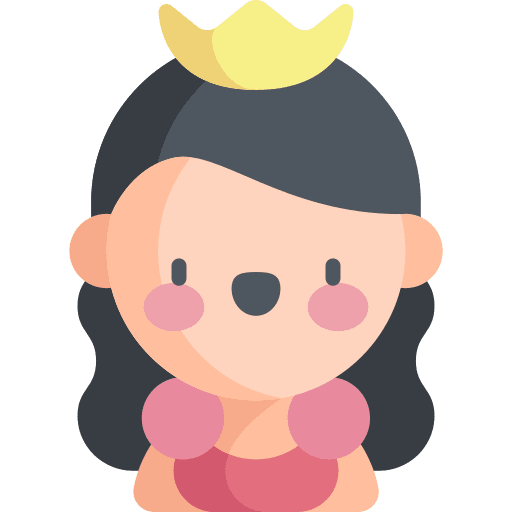 Princess crown queen woman icon