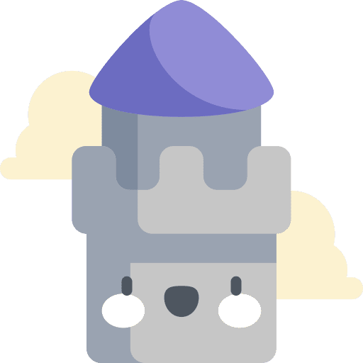 Tower town building city icon