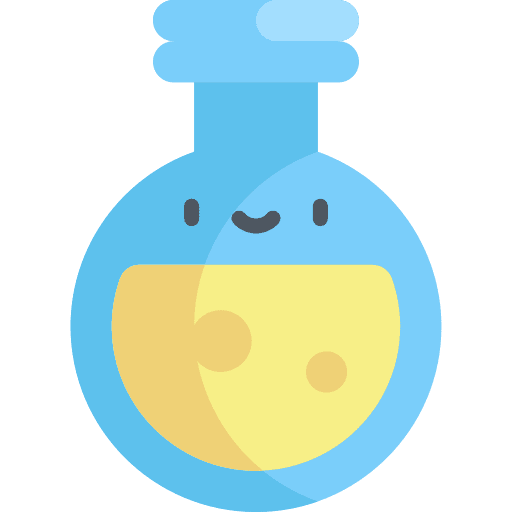 Poison potion flask bottle icon