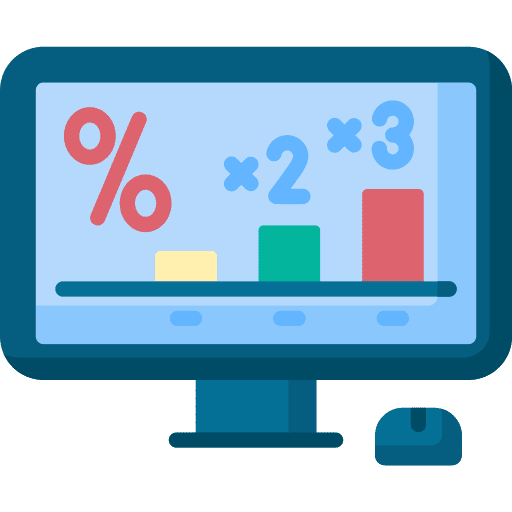 Tax graphic percentage tax icon