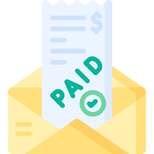 Letter envelope dollar symbol business and finance icon