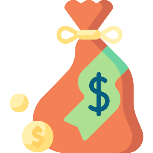Money bag profit money bag currency icon