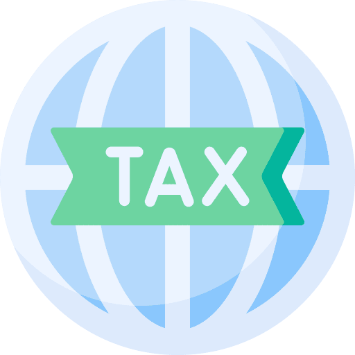 Tax global tax international icon