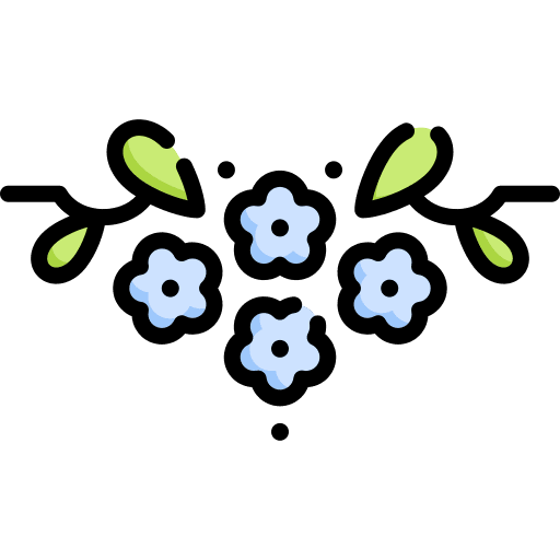 Hydrangea flower design art and design floral design icon Hydrangea flower design art and design floral design icon