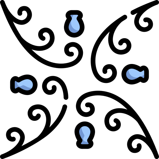 Bluebell flower design floral design art icon Bluebell flower design floral design art icon