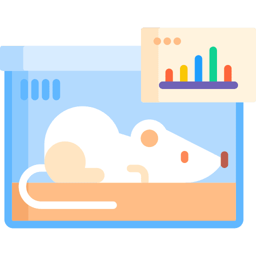 Study lab rat study icon
