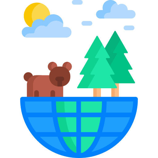 Ecology world ecology bear icon