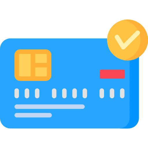 Credit card payment method money credit card icon