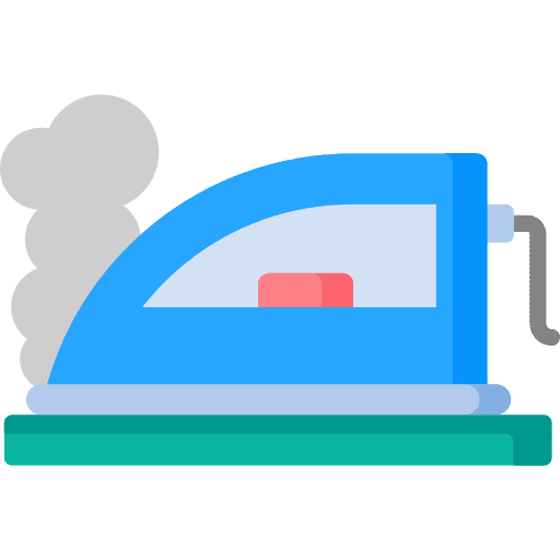 Steam iron laundry technology steam iron icon