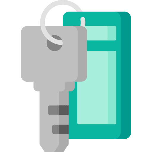 Door key access password door key icon