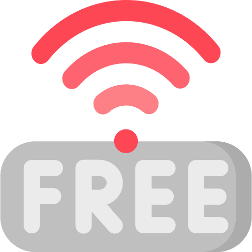 Free wifi technology internet connection icon