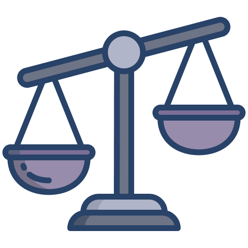 Balance equal law miscellaneous icon