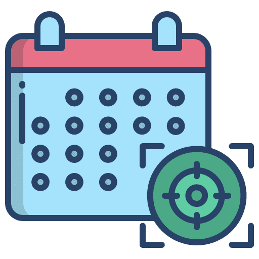 Date time and date date target icon