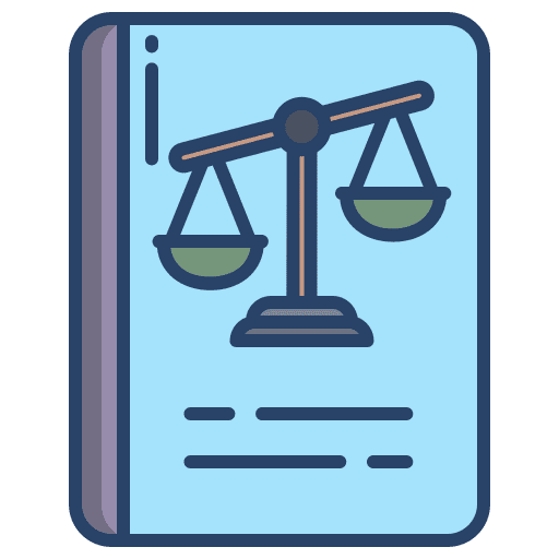 Constitution court book justice icon