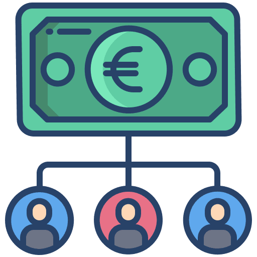Income employee business and finance user icon