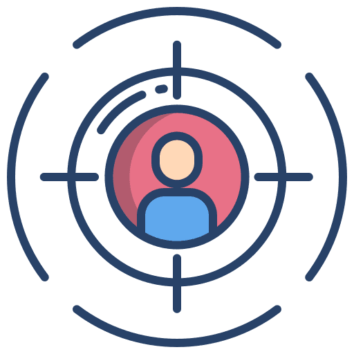 Target customer target interface icon