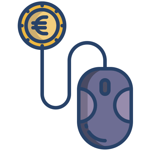 Click payment marketing digital marketing icon