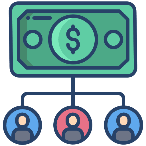 Income business salary earnings icon