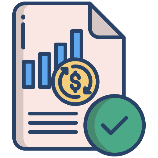 Document banking commerce business and finance icon