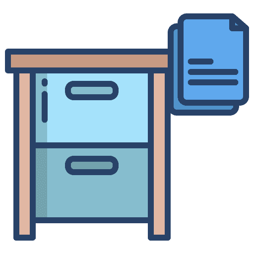 Drawer furniture and household filing cabinet file icon
