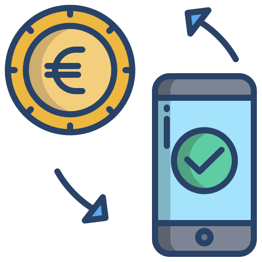 Payment transfer online payment ecommerce icon