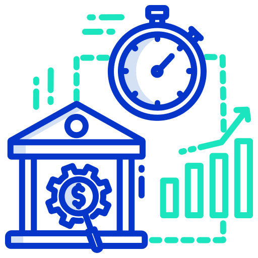 Revenue revenue profit time icon