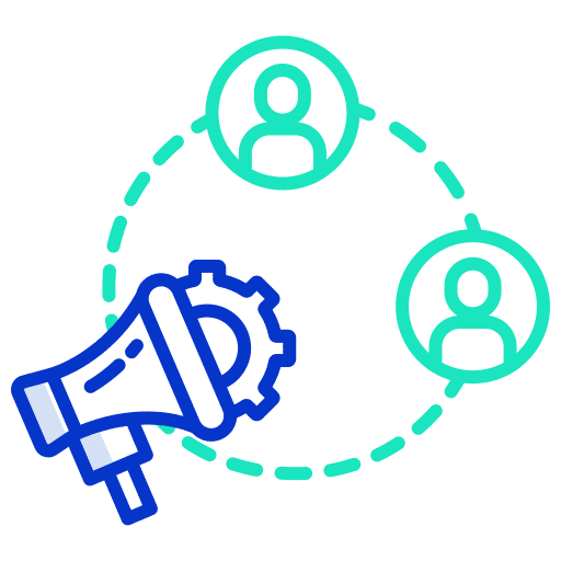 Announcement megaphone user announcement icon