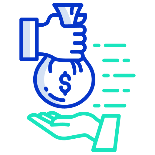 Donation money currency donation icon