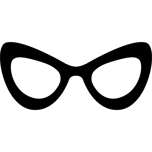 Cat eyes glasses cat eyes glasses eyeglasses icon
