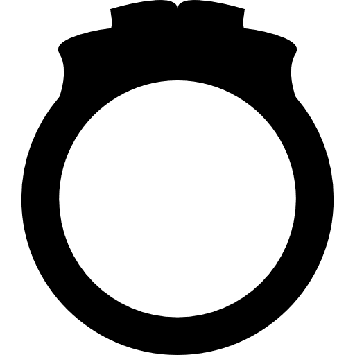 Engagement ring silhouette jewelry fashion rings icon