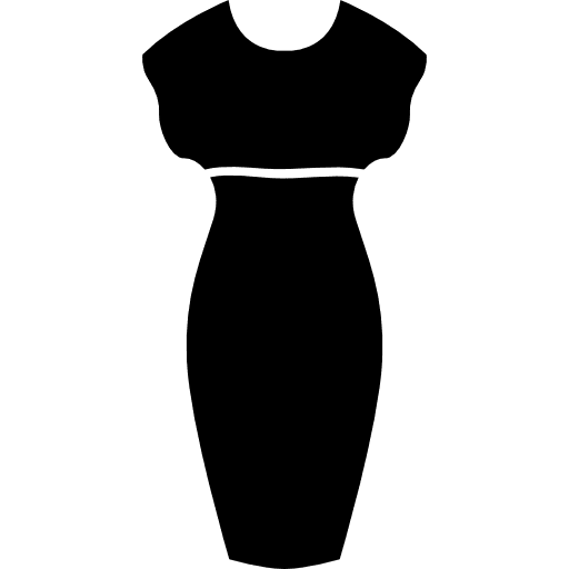 Female sexy dress silhouette female dress sexy dress icon