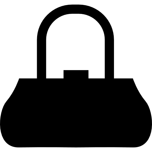 Fashionable hand bag with long handle fashion stylish bag fashionable bag icon