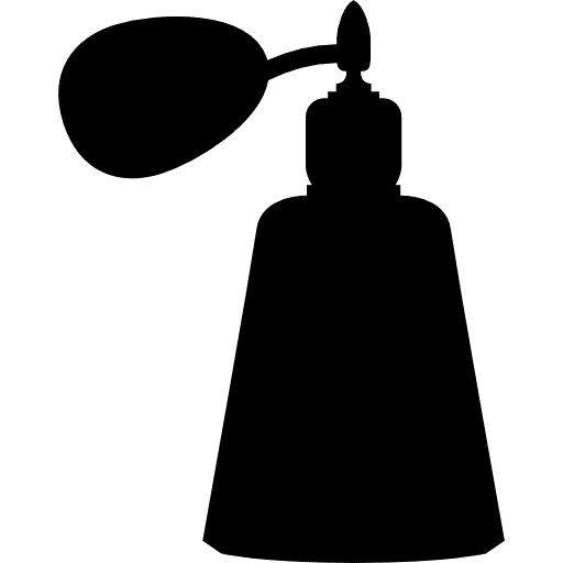 Parfum elegant vintage bottle black silhouette shape shapes black bottle icon