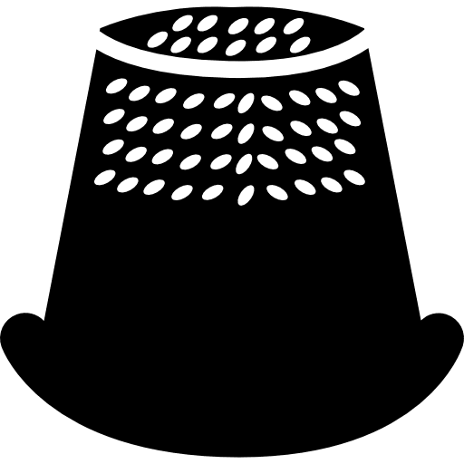 Sewing thimble sewing thimble sewing thimbles icon