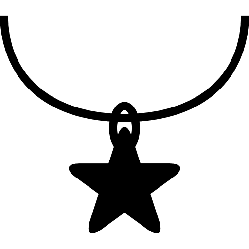 Star pendant shapes pendants star icon