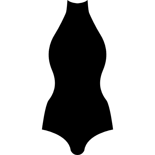 Swimsuit swim stylish black icon