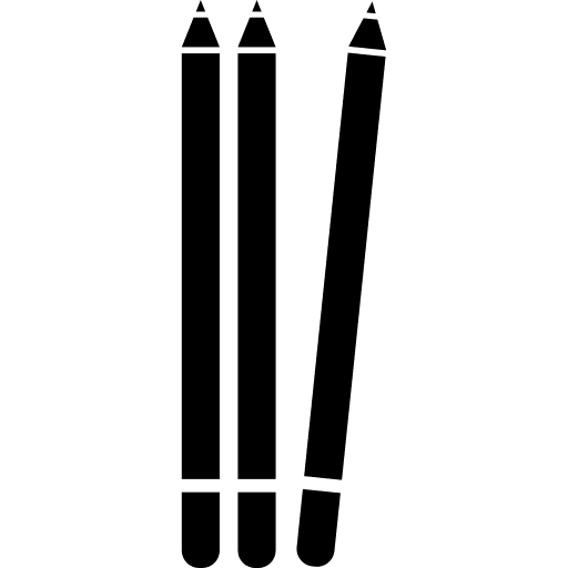 Eyes makeup pencils makeup pencils eyes icon