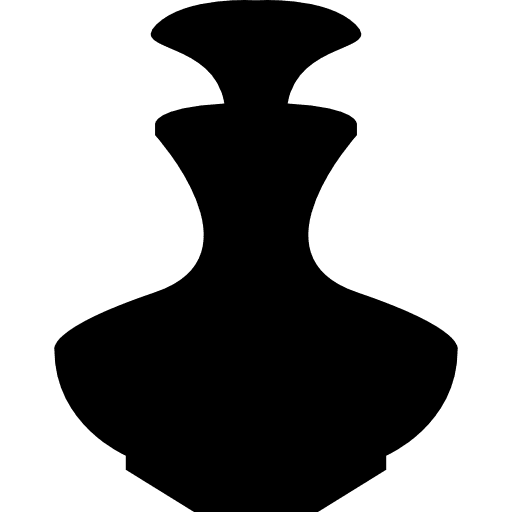 Fountain jar silhouette art decor art art jar icon