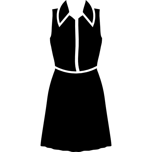 Female dress stylish clothes dress icon