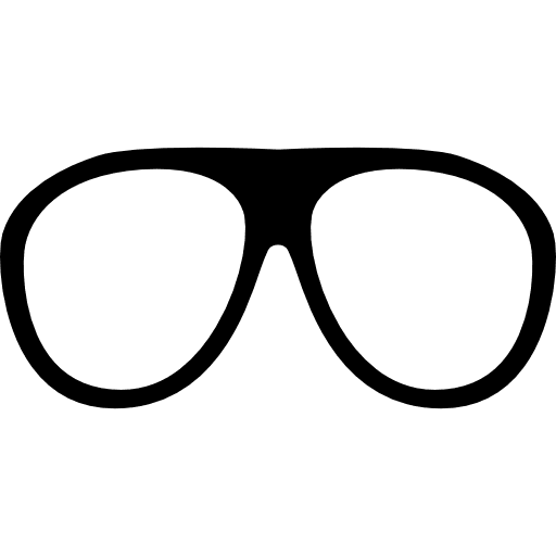 Glasses shape glass improvement shape icon