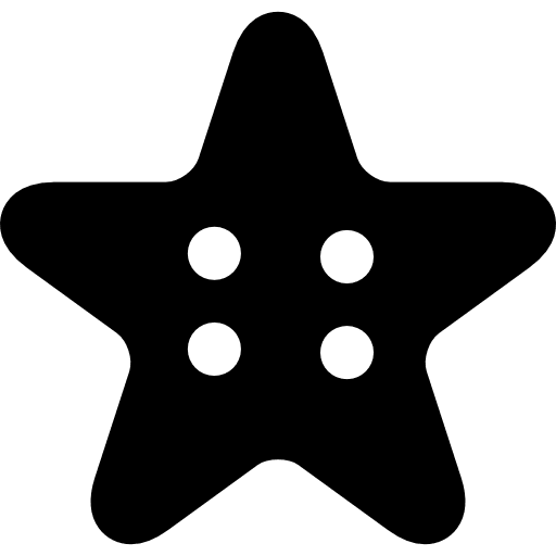 Star clothes button buttons tool shapes icon