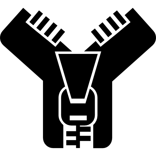 Zip tool zipper stylish icon